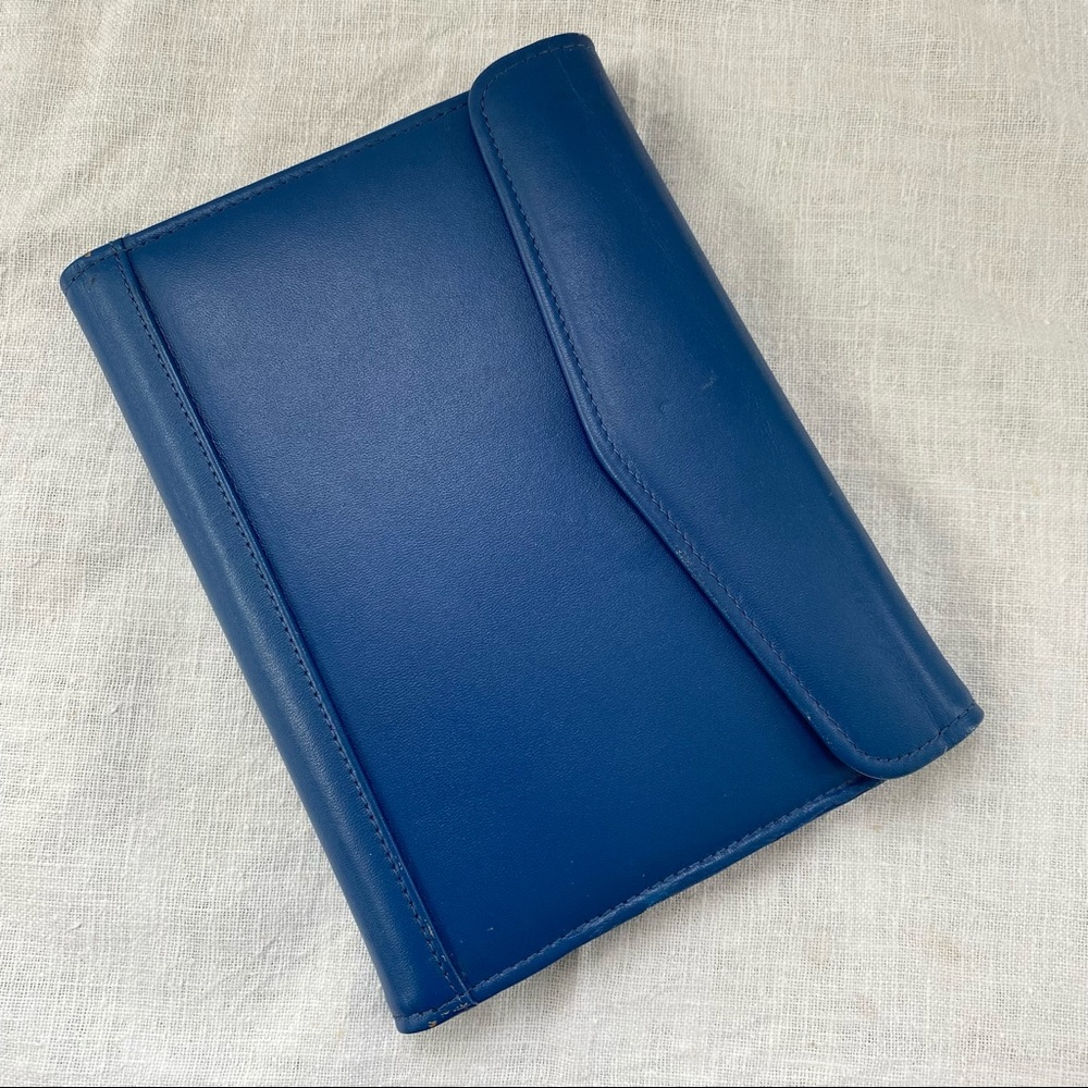 Leather Portfolio Organizer Smithy Address Notes 1990s Unused